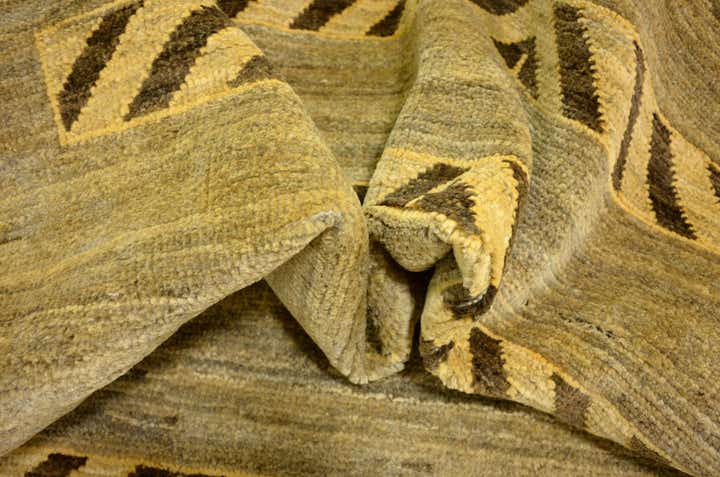 3' 9 x 5' 11 Hand Knotted Modern Ziegler Oriental Rug