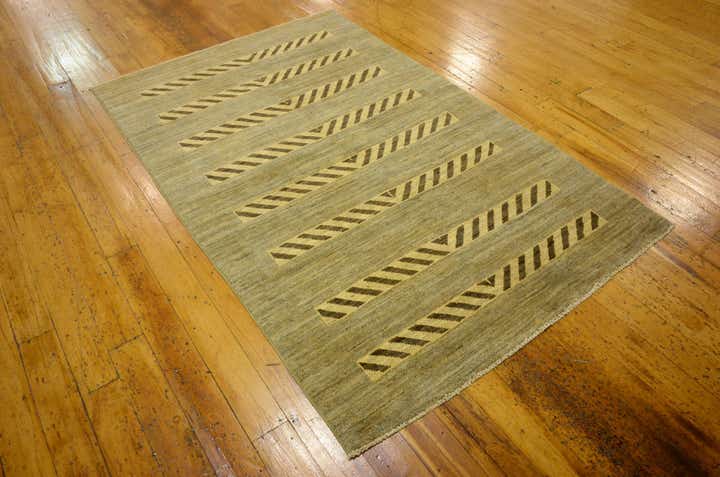 3' 9 x 5' 11 Hand Knotted Modern Ziegler Oriental Rug