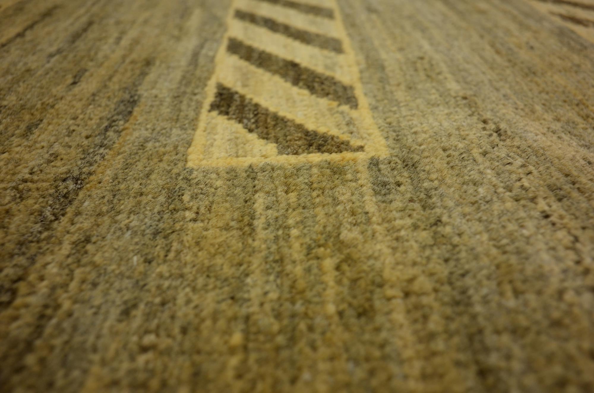 3' 9 x 5' 11 Hand Knotted Modern Ziegler Oriental Rug