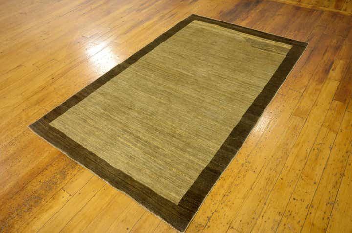 3' 11 x 6' Hand Knotted Modern Ziegler Oriental Rug