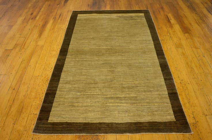 Detail image of 3' 11 x 6' Hand Knotted Modern Ziegler Oriental Rug