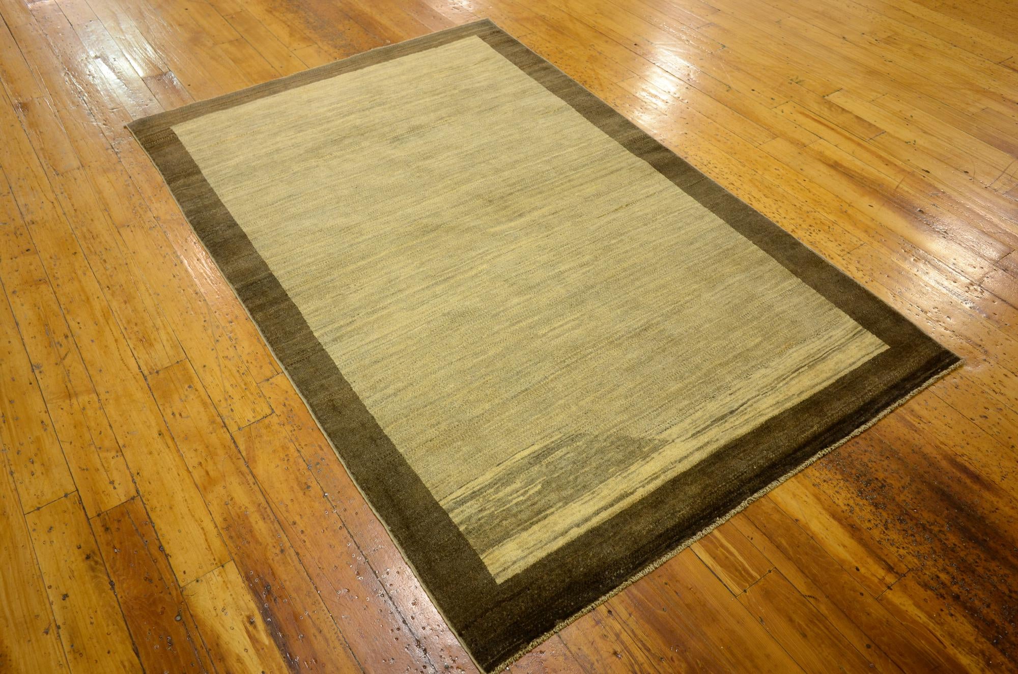 3' 11 x 6' Hand Knotted Modern Ziegler Oriental Rug