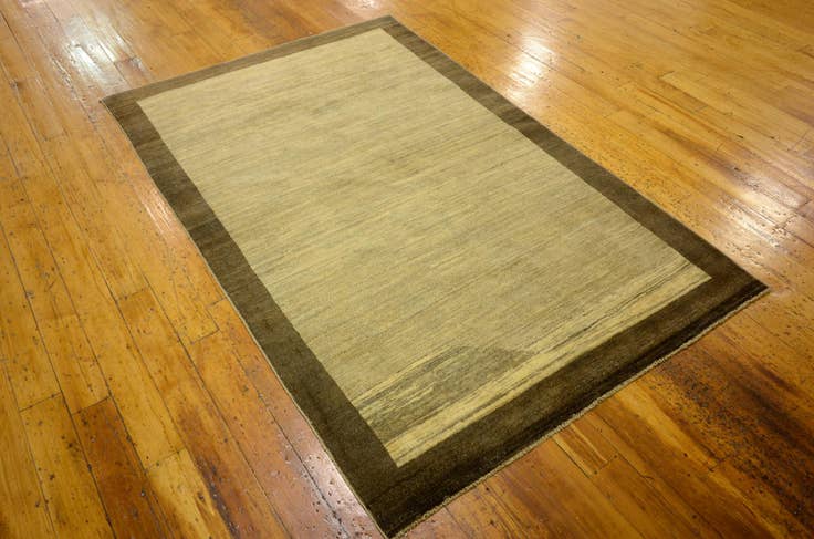 Detail image of 3' 11 x 6' Hand Knotted Modern Ziegler Oriental Rug