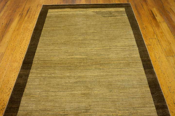 3' 11 x 6' Hand Knotted Modern Ziegler Oriental Rug