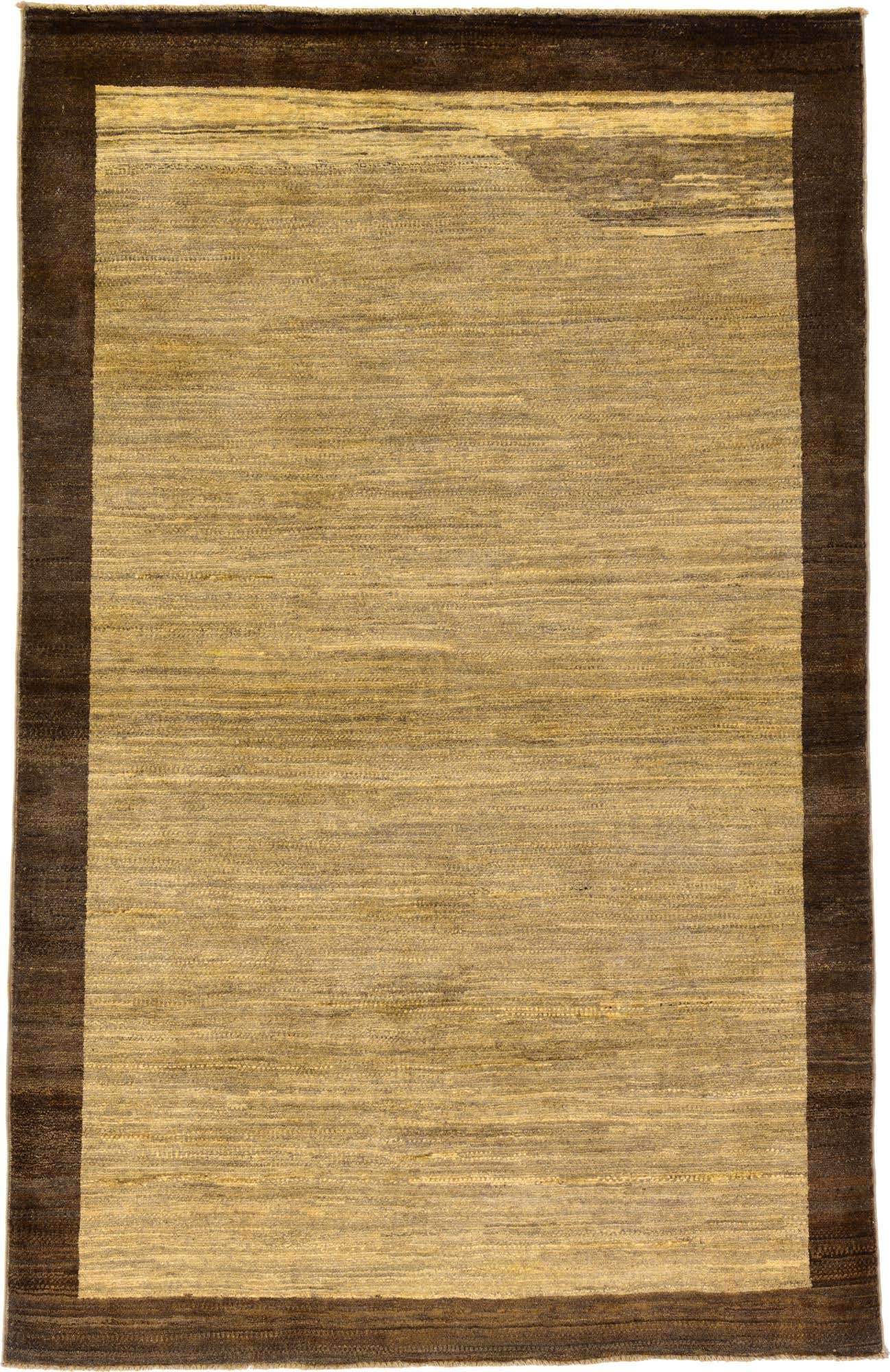 3' 11 x 6' Hand Knotted Modern Ziegler Oriental Rug