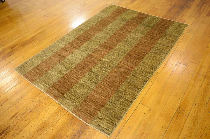 4' 1 x 5' 8 Hand Knotted Modern Ziegler Oriental Rug