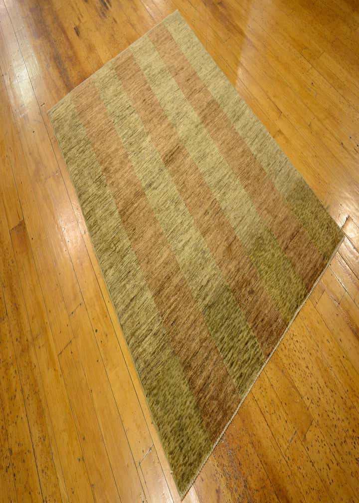 4' 1 x 5' 8 Hand Knotted Modern Ziegler Oriental Rug