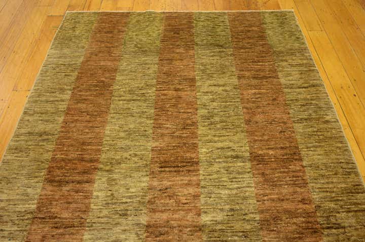 4' 1 x 5' 8 Hand Knotted Modern Ziegler Oriental Rug