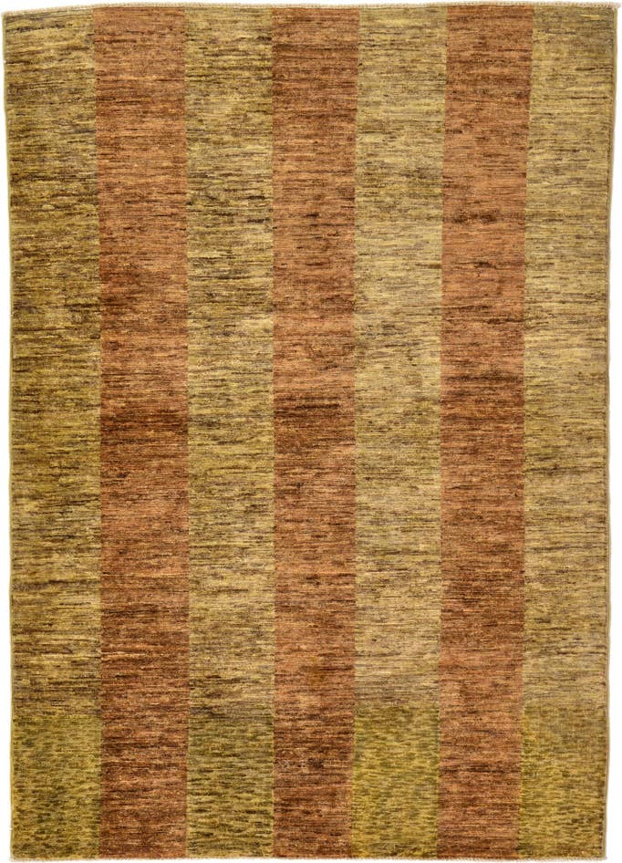Detail image of 4' 1 x 5' 8 Hand Knotted Modern Ziegler Oriental Rug