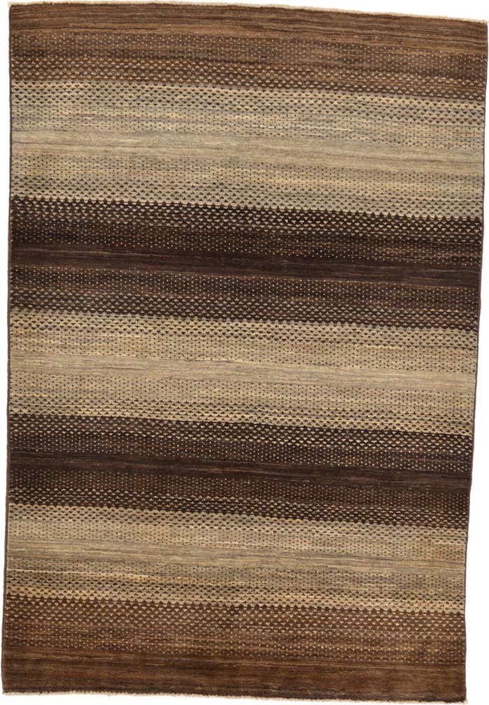 4' x 5' 10 Hand Knotted Modern Ziegler Rug