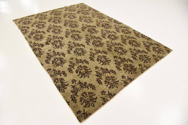 Detail image of 5' 5 x 7' 10 Hand Knotted Modern Ziegler Rug
