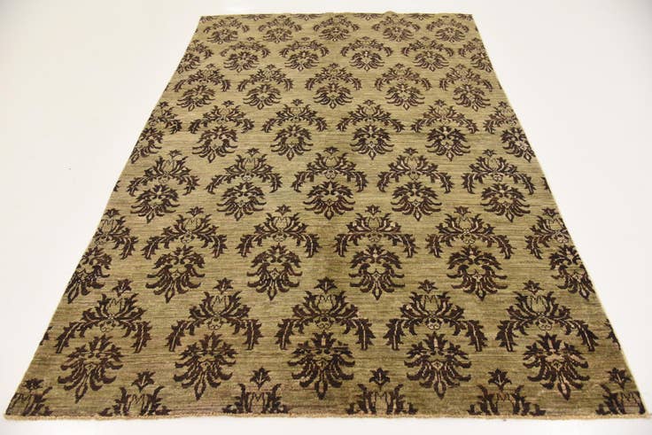 Detail image of 5' 5 x 7' 10 Hand Knotted Modern Ziegler Rug
