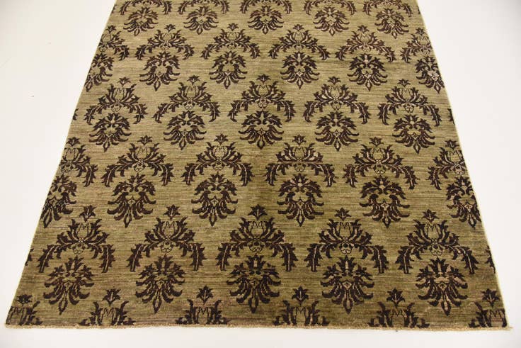 Detail image of 5' 5 x 7' 10 Hand Knotted Modern Ziegler Rug