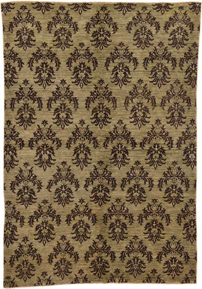 5' 5 x 7' 10 Hand Knotted Modern Ziegler Rug