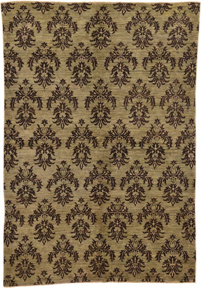 Detail image of 5' 5 x 7' 10 Hand Knotted Modern Ziegler Rug