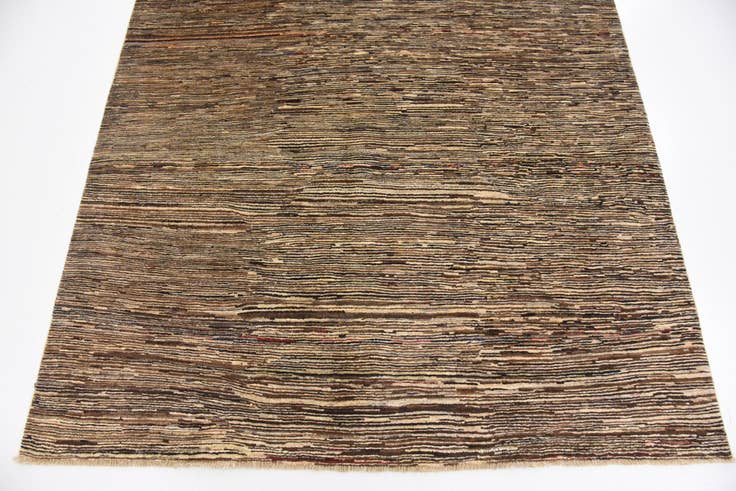 Detail image of 5' x 6' 4 Hand Knotted Modern Ziegler Rug