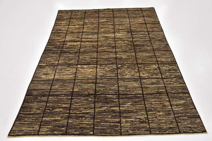 4' 8 x 6' 9 Hand Knotted Modern Ziegler Rug