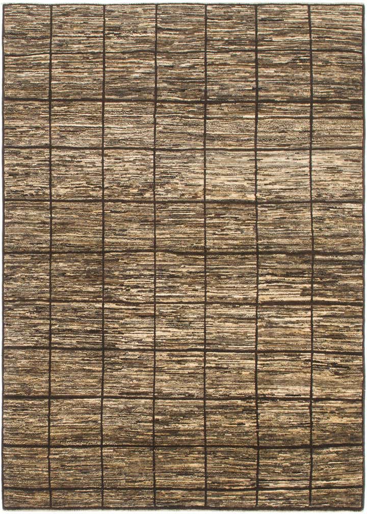 4' 8 x 6' 9 Hand Knotted Modern Ziegler Rug