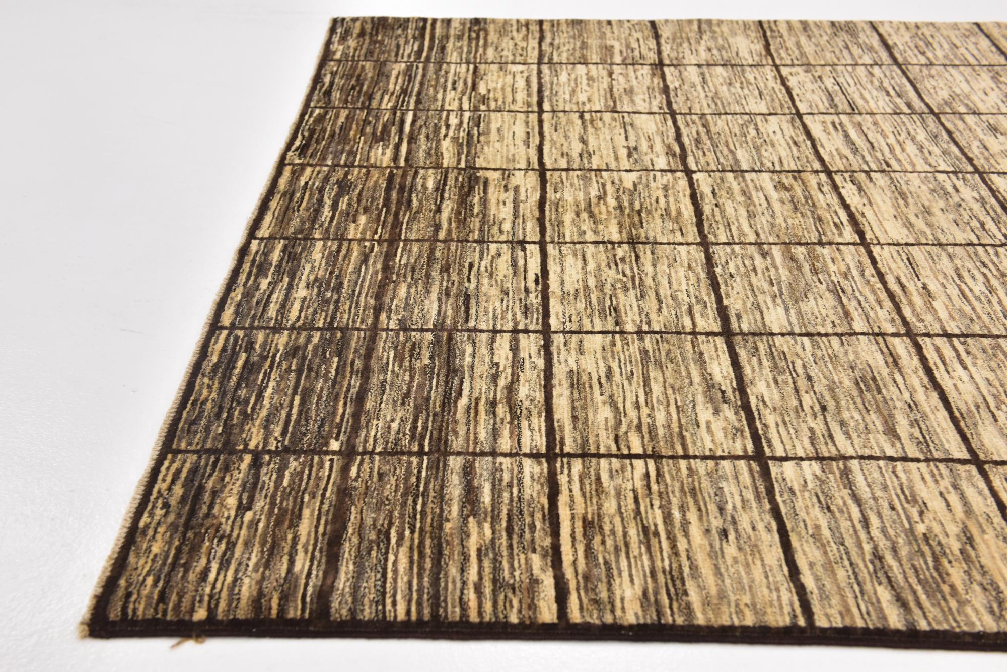 5' x 6' 7 Hand Knotted Modern Ziegler Oriental Rug