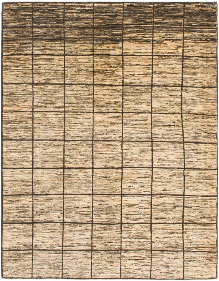 Detail image of 5' x 6' 7 Hand Knotted Modern Ziegler Oriental Rug