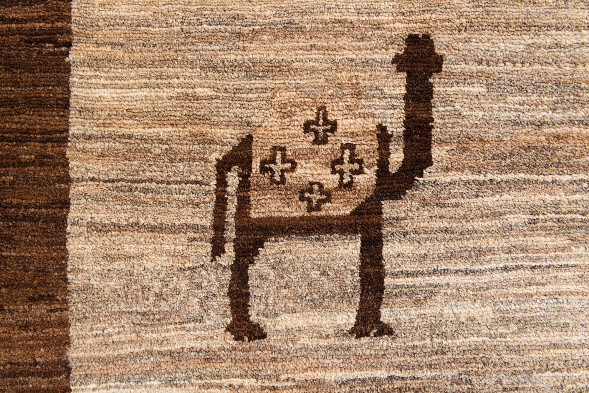 145cm x 195cm Hand Knotted Modern Ziegler Rug