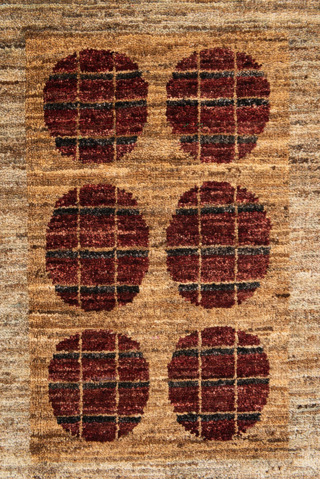 4' 1 x 6' 4 Hand Knotted Modern Ziegler Rug