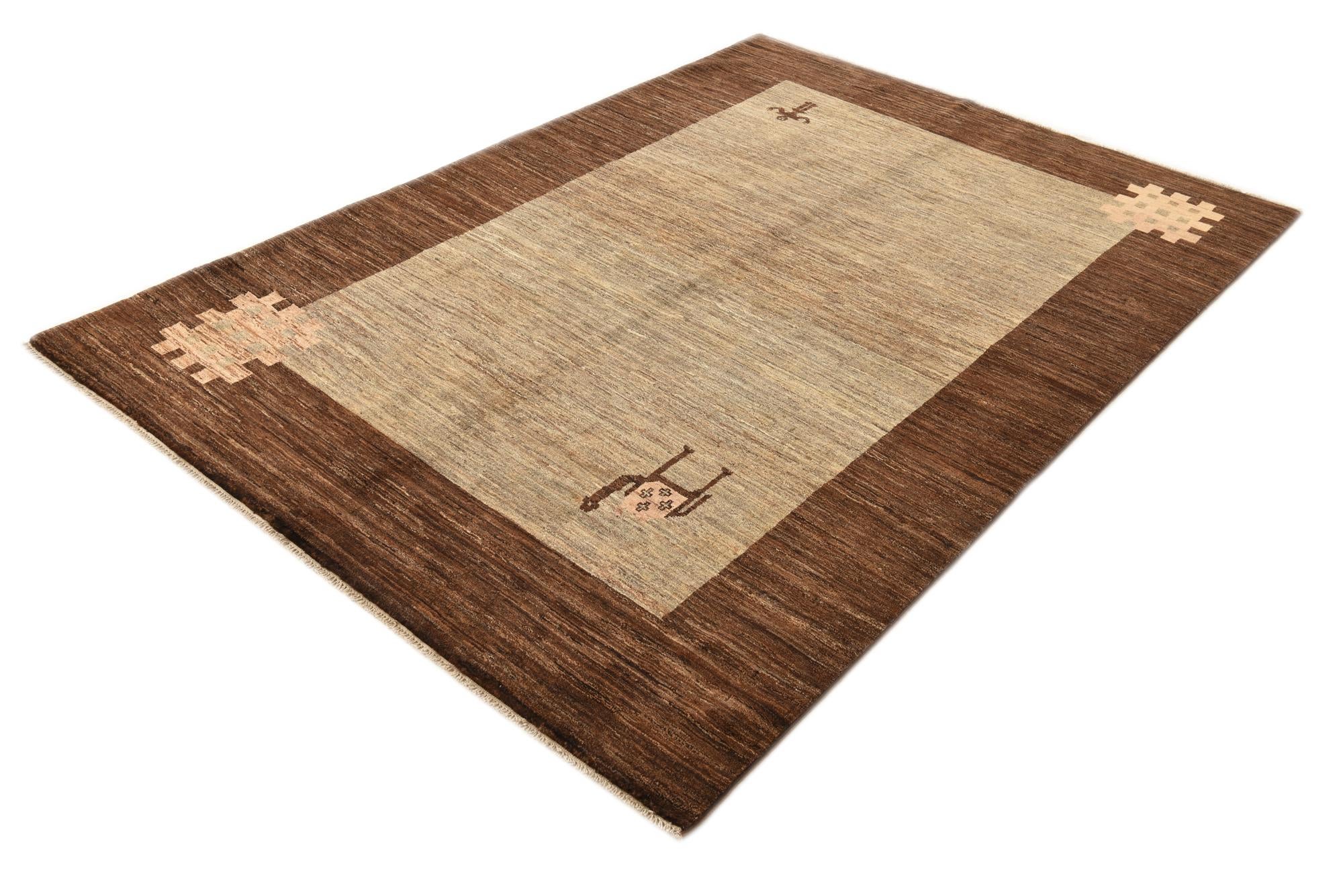 5' 6 x 7' 10 Hand Knotted Modern Ziegler Rug