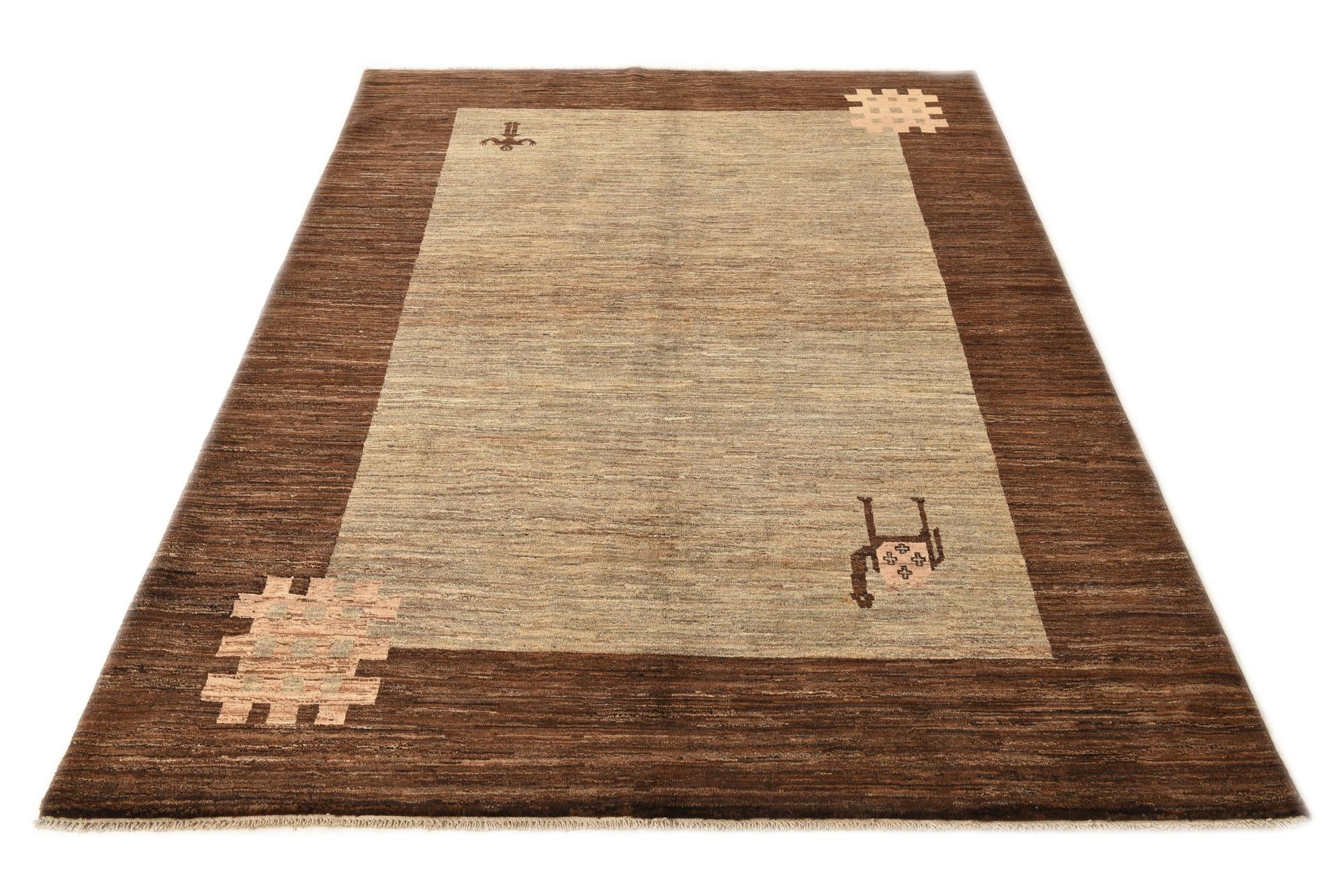 5' 6 x 7' 10 Hand Knotted Modern Ziegler Rug
