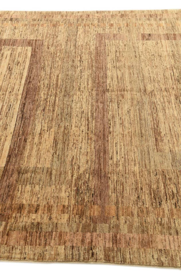 Detail image of 6' 1 x 8' Hand Knotted Modern Ziegler Rug