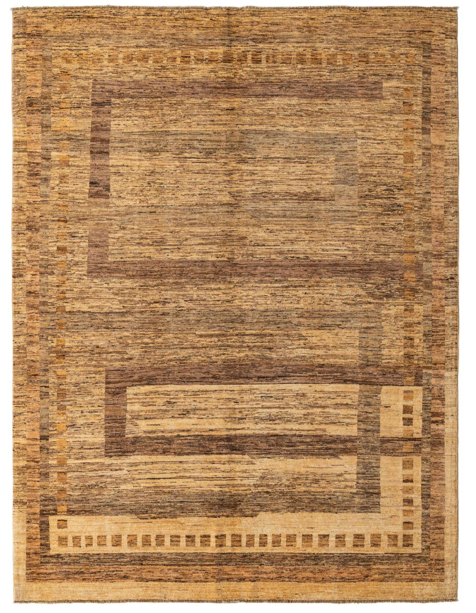 6' 1 x 8' Hand Knotted Modern Ziegler Rug