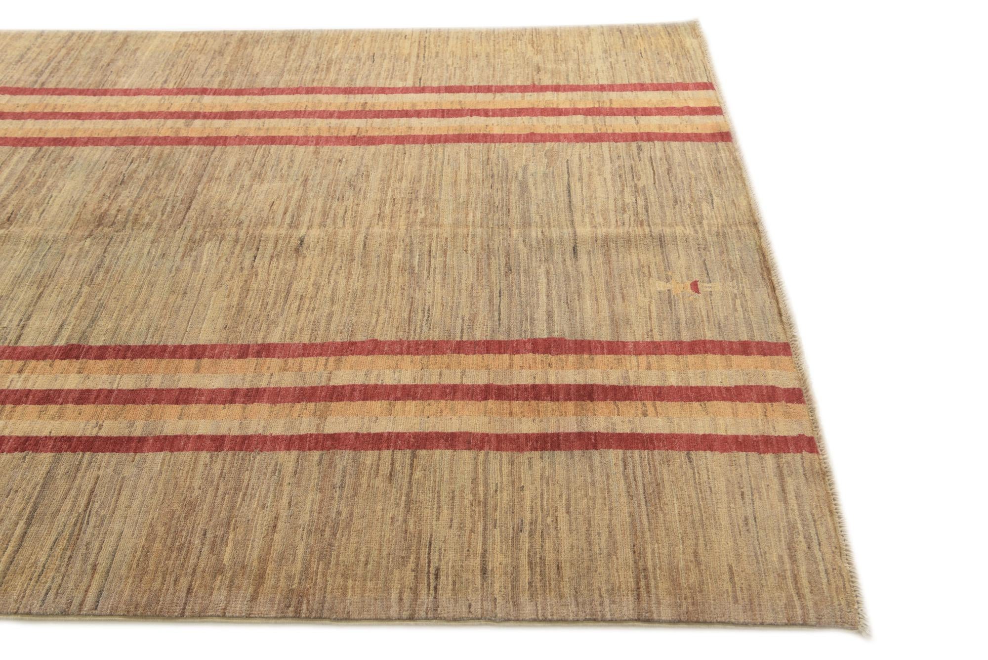 5' 5 x 7' 10 Hand Knotted Modern Ziegler Rug