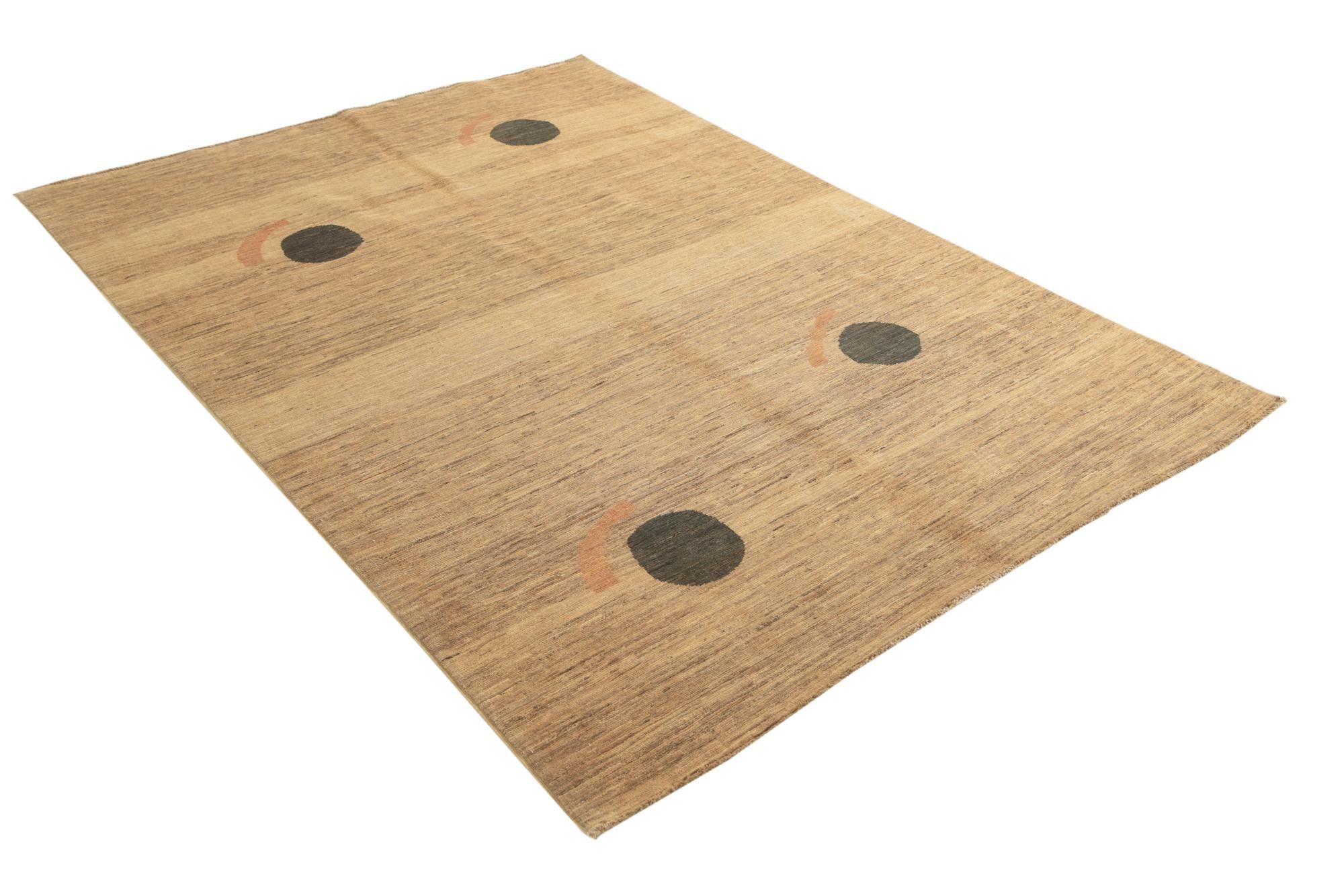5' 6 x 7' 10 Hand Knotted Modern Ziegler Rug