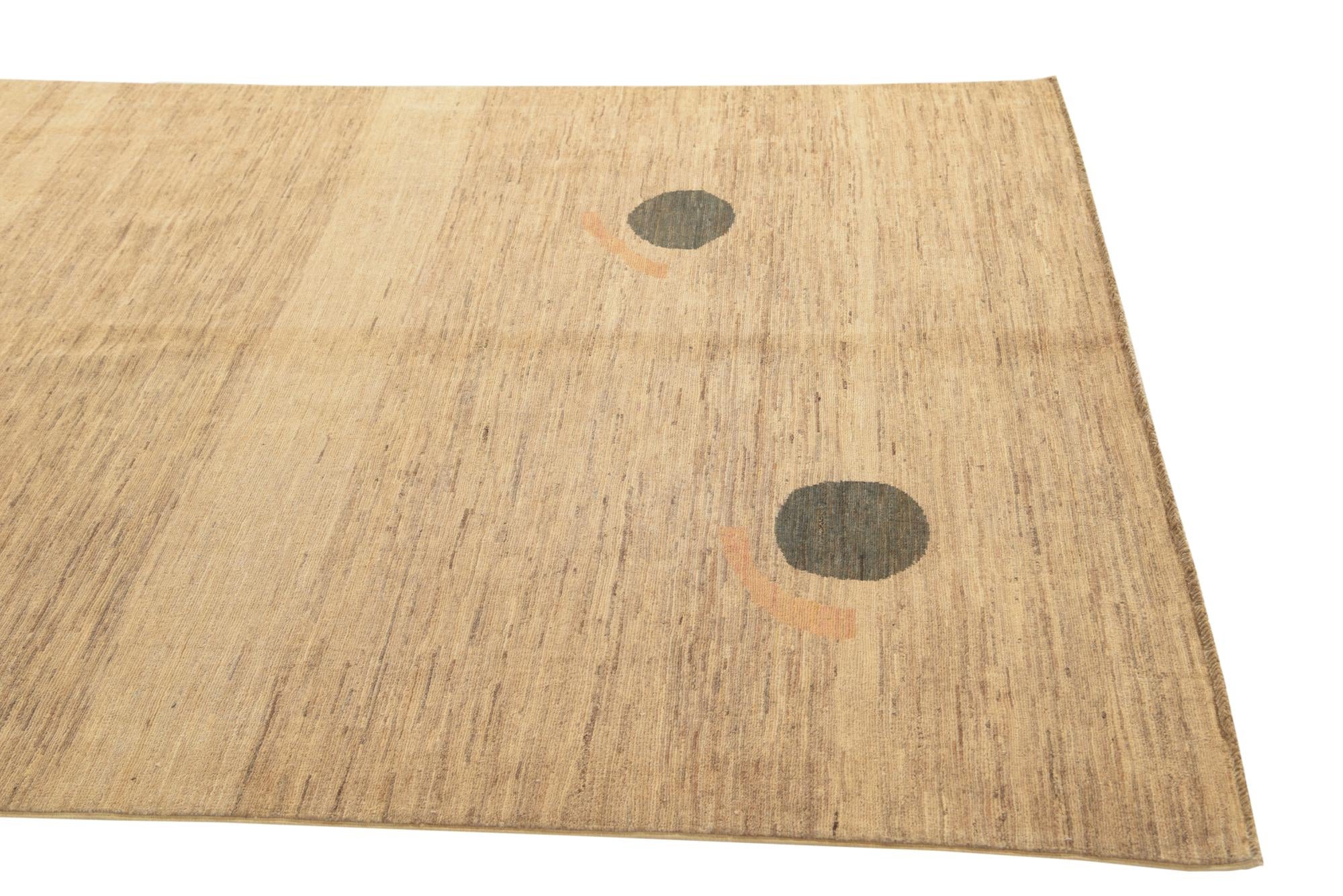 5' 6 x 7' 10 Hand Knotted Modern Ziegler Rug
