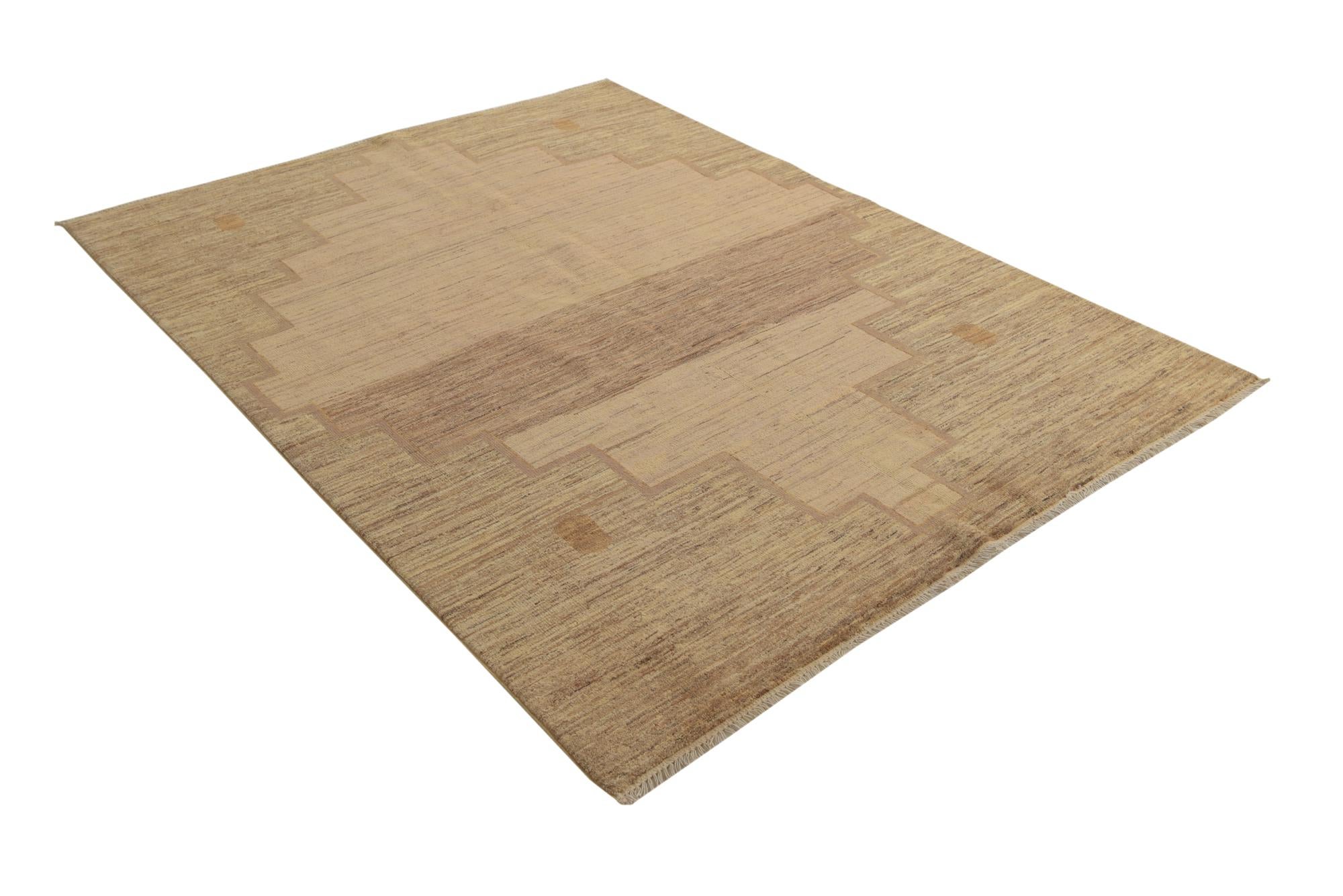 5' 8 x 7' 9 Hand Knotted Modern Ziegler Rug