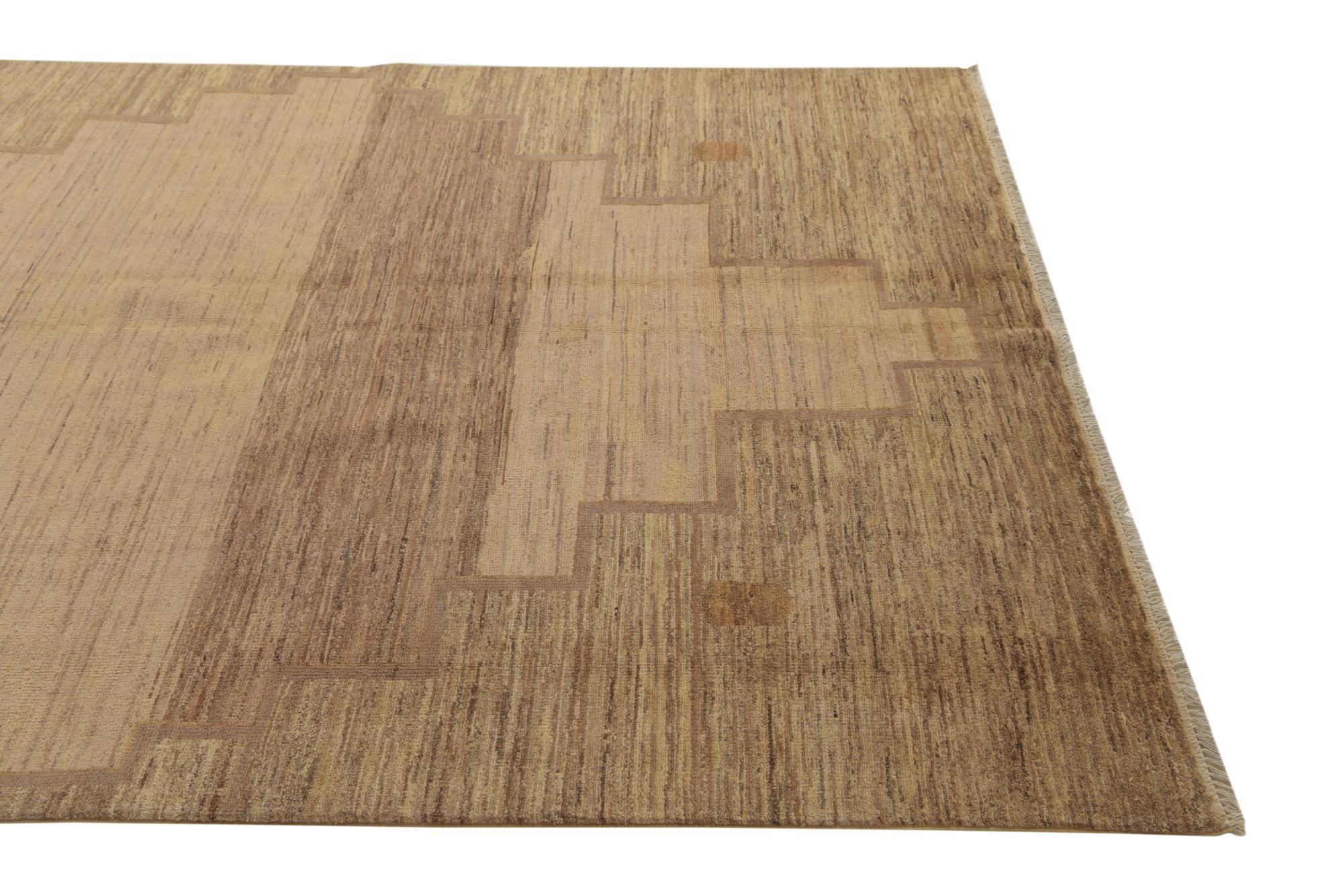 5' 8 x 7' 9 Hand Knotted Modern Ziegler Rug