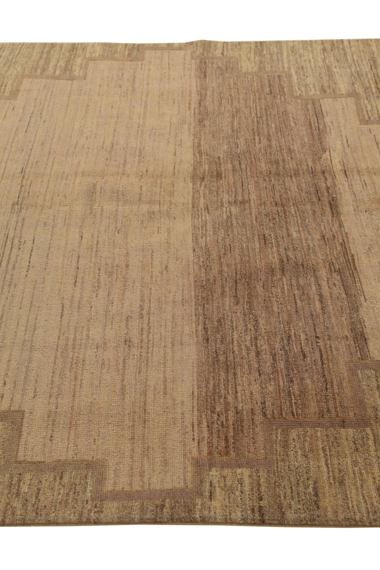 5' 8 x 7' 9 Hand Knotted Modern Ziegler Rug