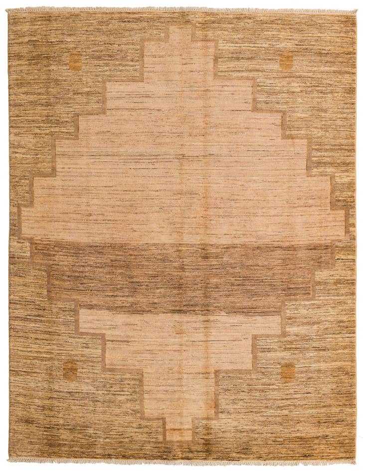 Detail image of 5' 8 x 7' 9 Hand Knotted Modern Ziegler Rug