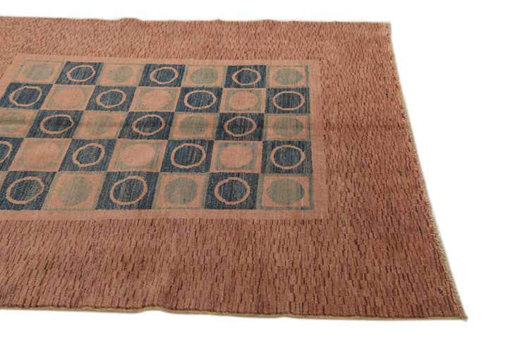 4' 10 x 6' Hand Knotted Modern Ziegler Rug