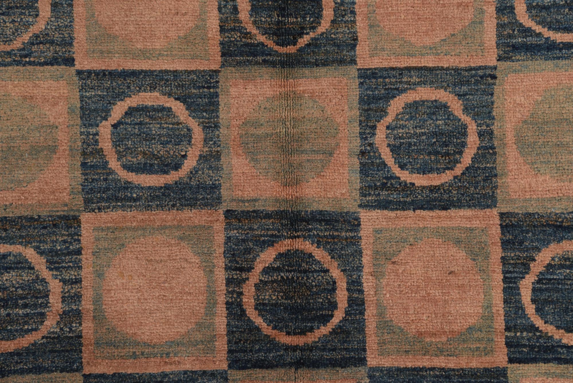 4' 10 x 6' Hand Knotted Modern Ziegler Rug