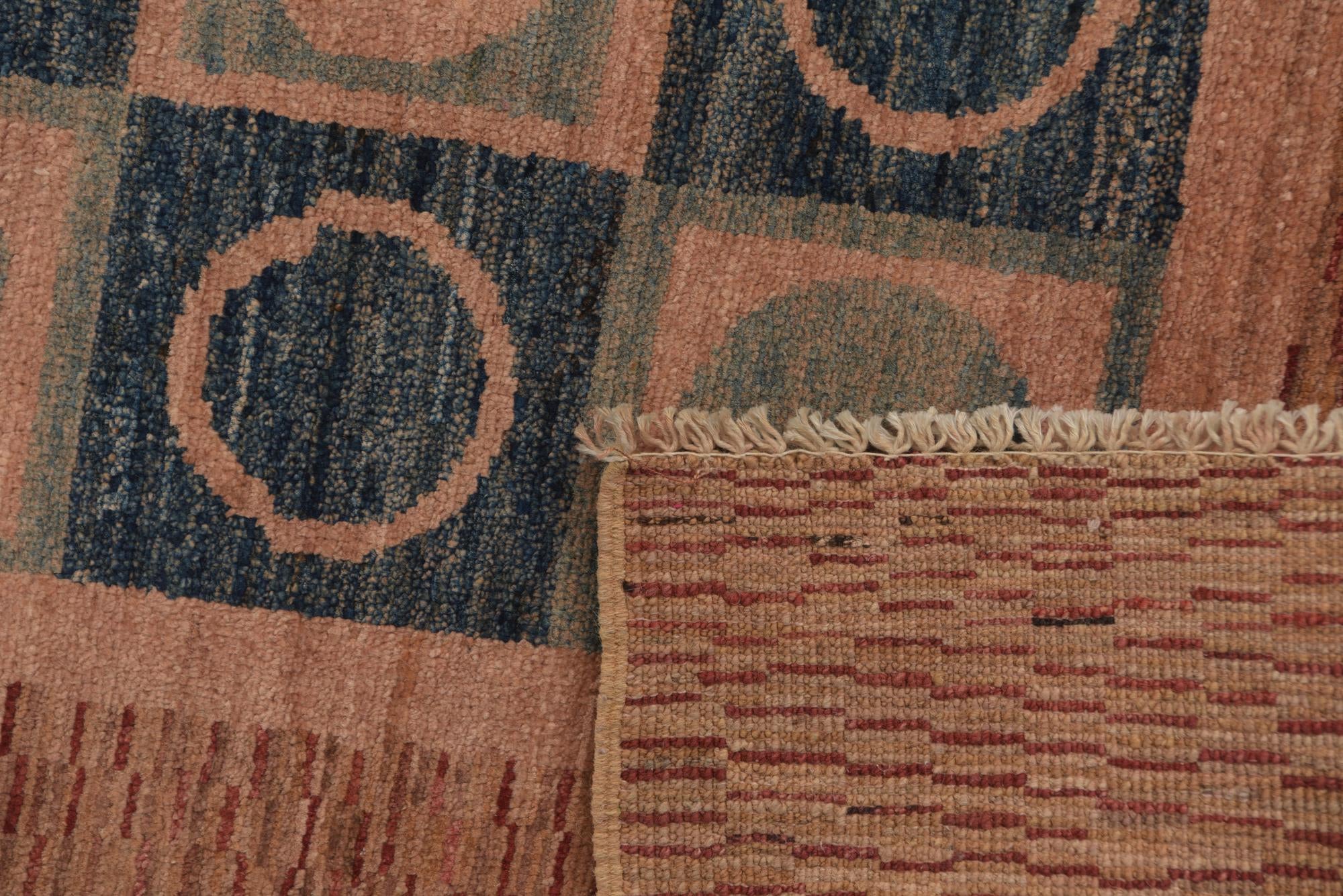 4' 10 x 6' Hand Knotted Modern Ziegler Rug