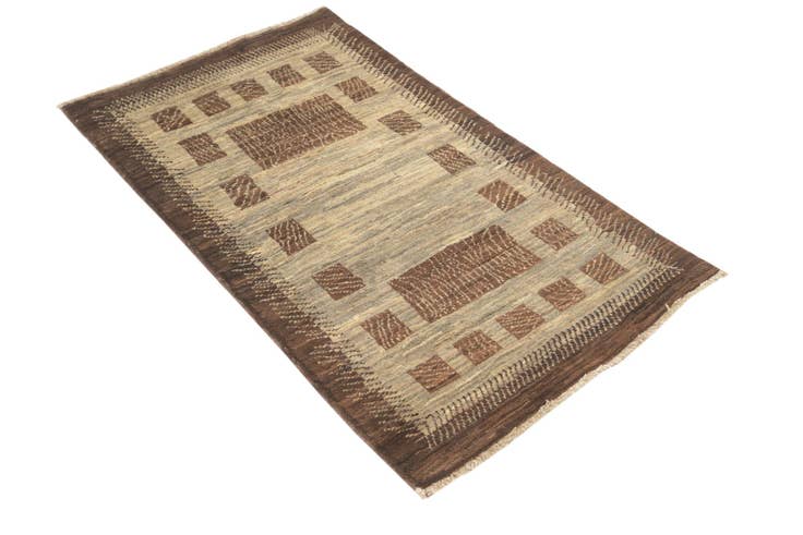 Detail image of 2' 6 x 4' 2 Hand Knotted Modern Ziegler Rug