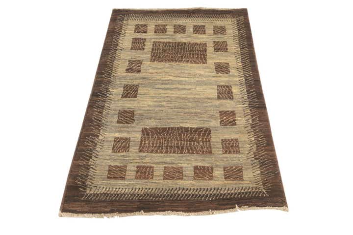 2' 6 x 4' 2 Hand Knotted Modern Ziegler Rug