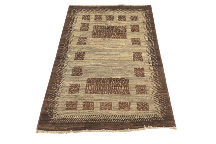 Detail image of 2' 6 x 4' 2 Hand Knotted Modern Ziegler Rug