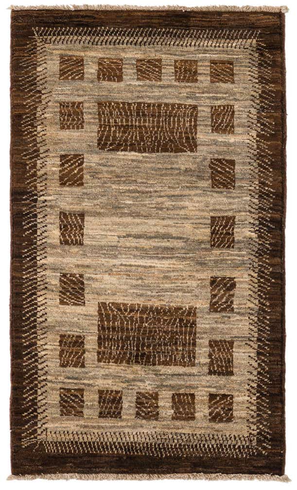 2' 6 x 4' 2 Hand Knotted Modern Ziegler Rug