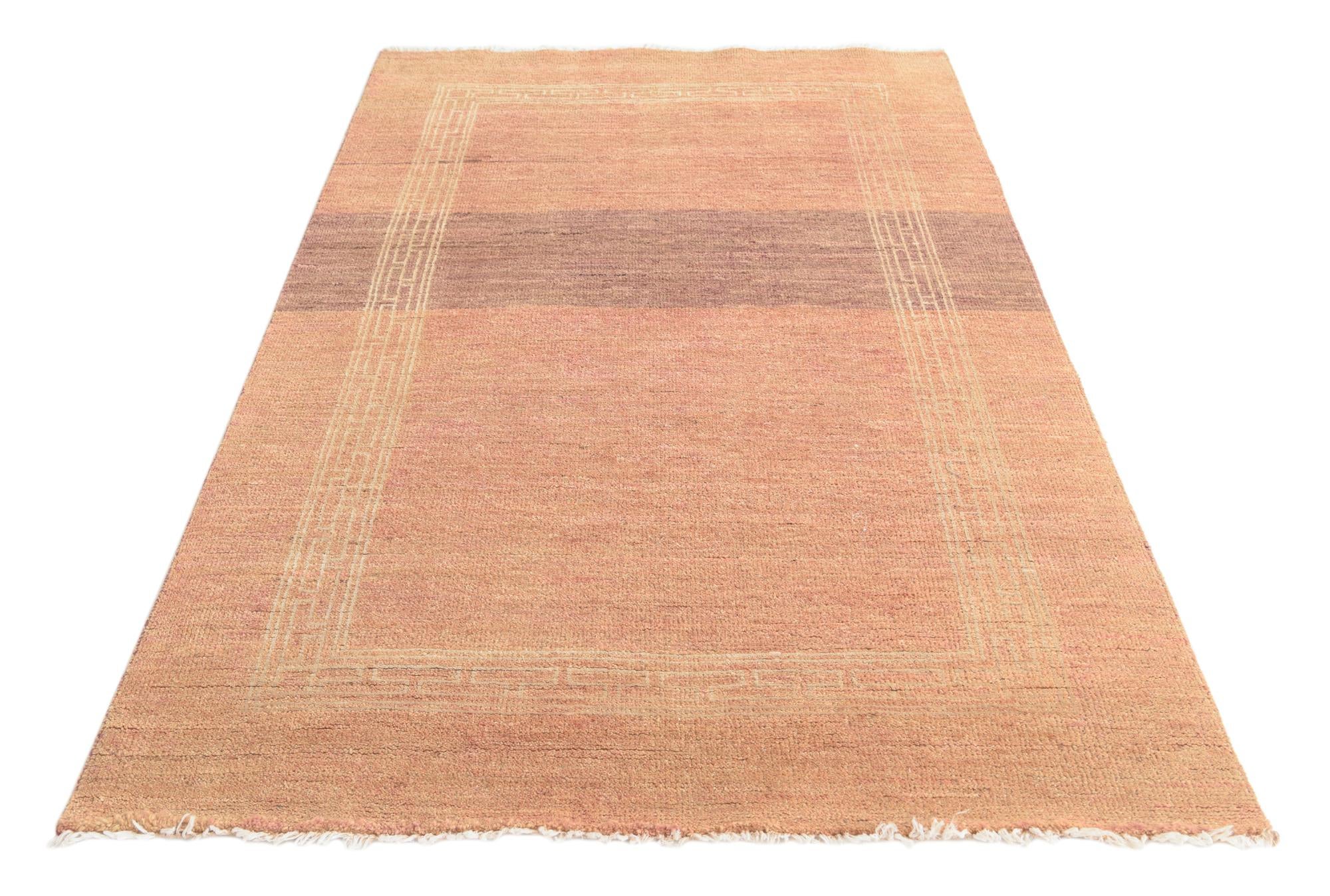 4' 1 x 6' 2 Hand Knotted Modern Ziegler Rug