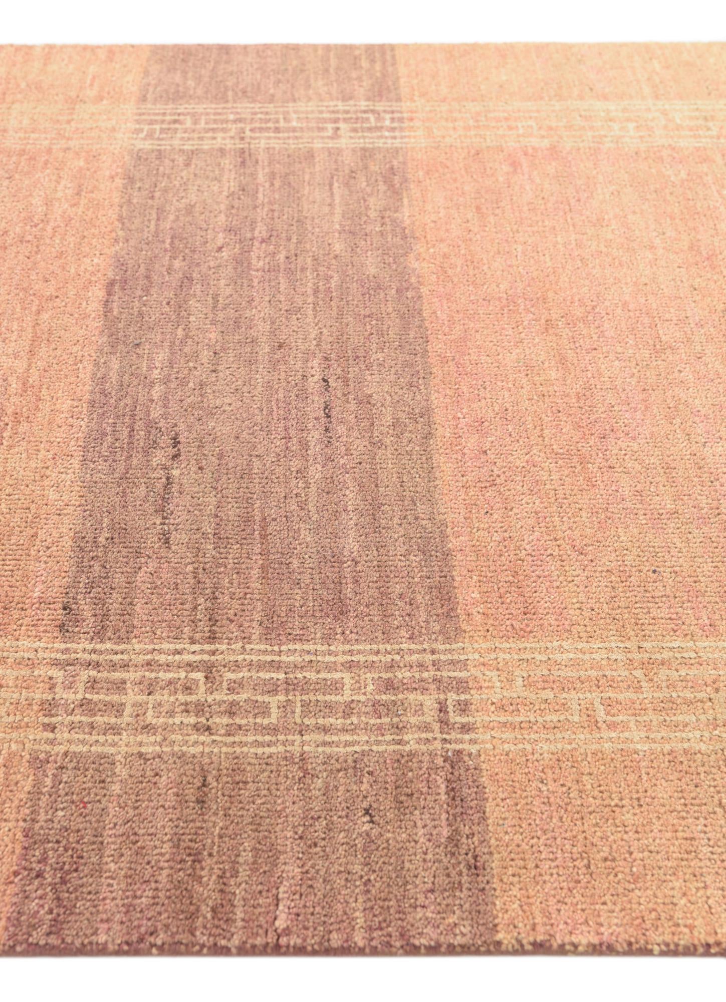4' 1 x 6' 2 Hand Knotted Modern Ziegler Rug