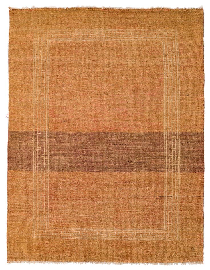 Detail image of 4' 1 x 6' 2 Hand Knotted Modern Ziegler Rug