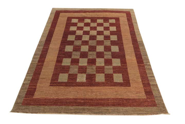 4' 9 x 6' 6 Hand Knotted Modern Ziegler Rug