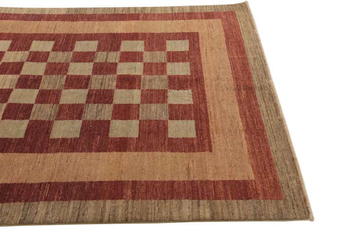 4' 9 x 6' 6 Hand Knotted Modern Ziegler Rug