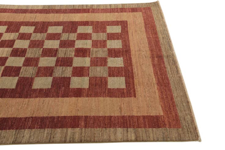 Detail image of 4' 9 x 6' 6 Hand Knotted Modern Ziegler Rug